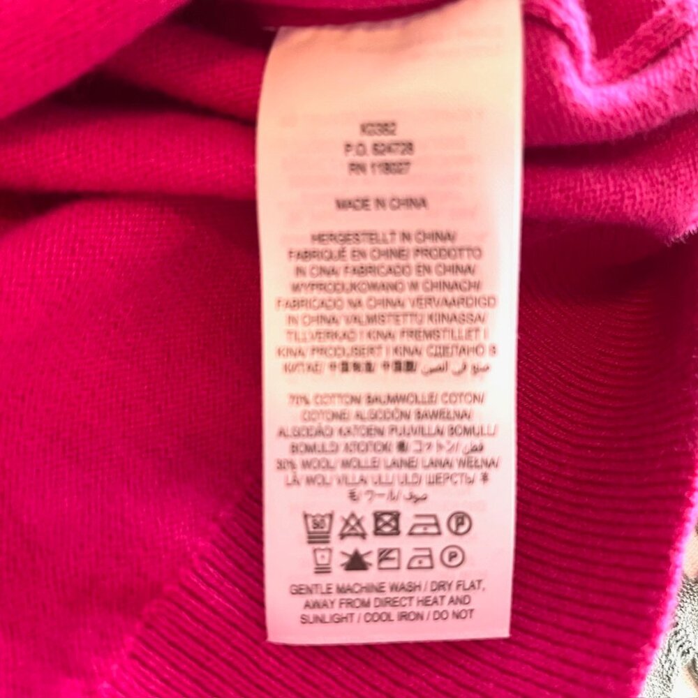 Boden Cotton Wool Sweater with Peter Pan Collar | Size 2 - Picture 7 of 7